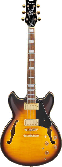 IBANEZ John Scofield Signature Hollow Body Guitar 6-String - Two-tone-Burst