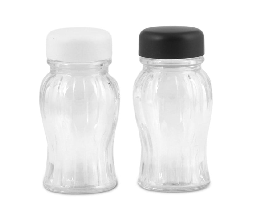 Gald Spice jars 2 pcs black and white cap 20007