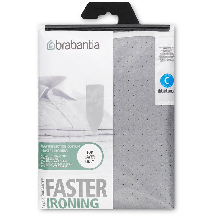Brabantia Board cover C 124x45cm foam 8mm Metallised 134104
