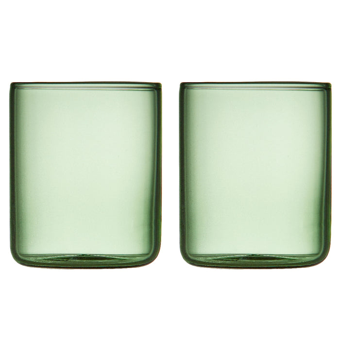 Lyngby Glas Torino vodka glasses 55 ml 2 pieces green 30201