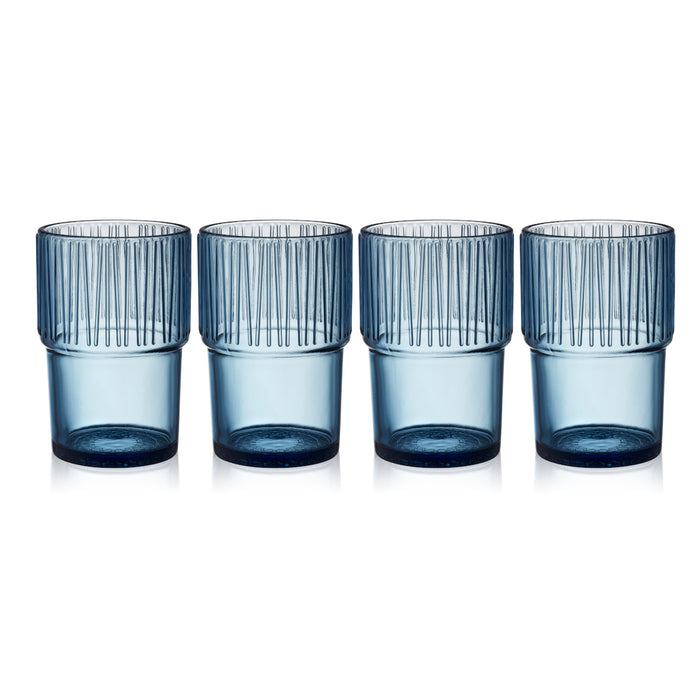 Bitz Kusintha glasses 4 pcs. 380 ml Blue 30675