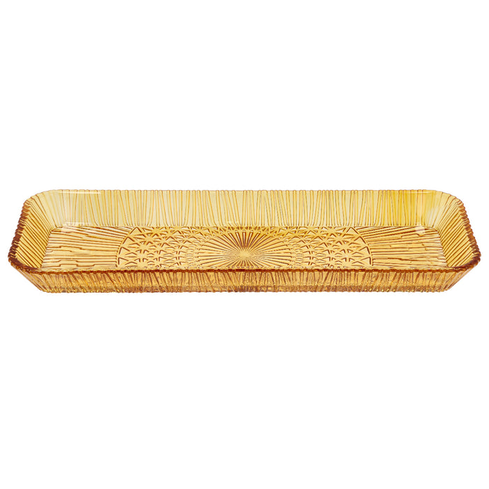 Bitz Kusintha 38 x 14 cm serving dish Amber 30686