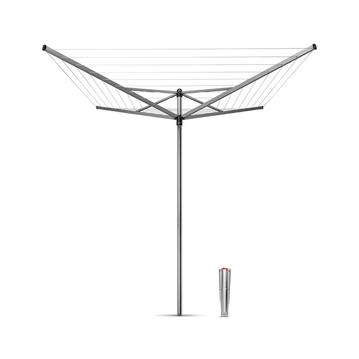 Brabantia Topspinner garden dryer 40m gray for ground 310744