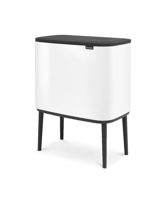Brabantia Touch Bin Bo 11+23l trash garbage can white 313547
