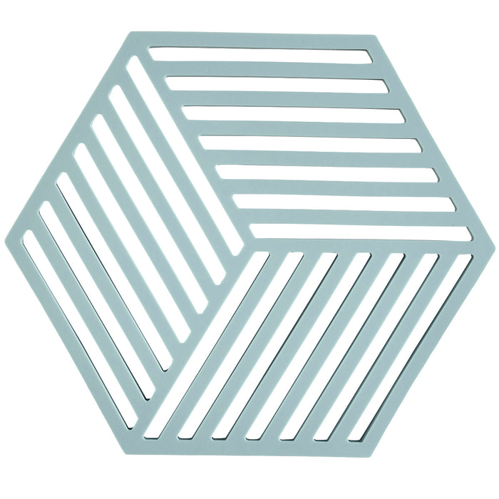 Zone Denmark Hexagon Fog Blue dish mat 31598