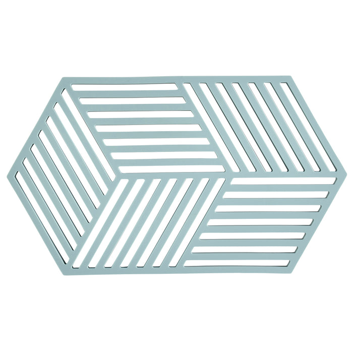 Zone Denmark Hexagon 24 cm dish mat Blue Fog 31615