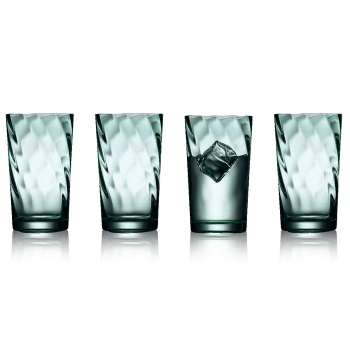 Lyngby Glas Vienna tall glasses 400 ml 4 pieces green 31721