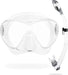 Cressi F1 & Supernova Dry Mask & Snorkel Kits, Clear/Silver