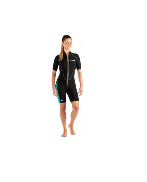 Cressi Lido Women's Front-Zip Shorty, LG