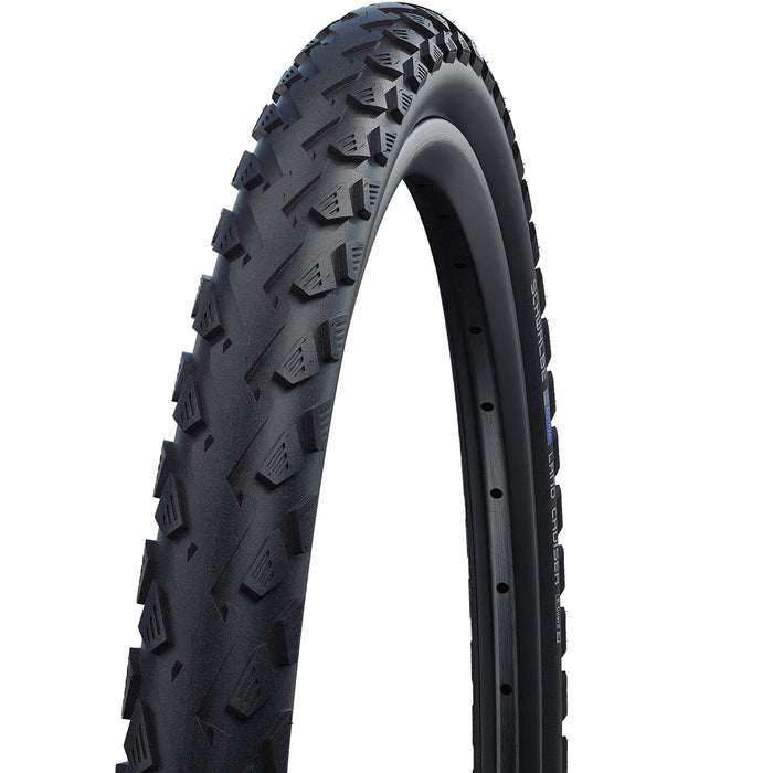 SCHWALBE Land Cruiser HS 450 Cruiser Bicycle Tire - Wire Bead - Black (Black - 700 x 40C)