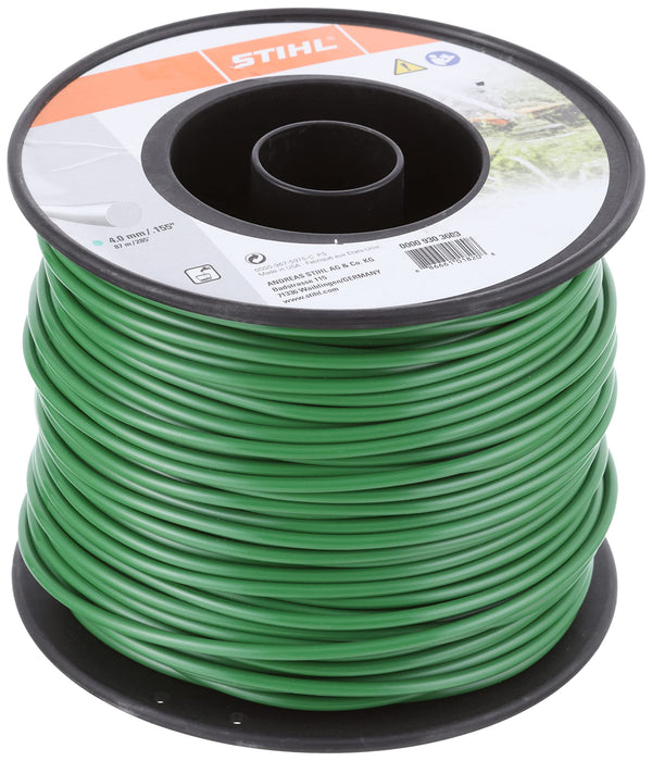Stihl 0000-930-3603 trimmer line, round 4,0 mm x 87 m, dark green