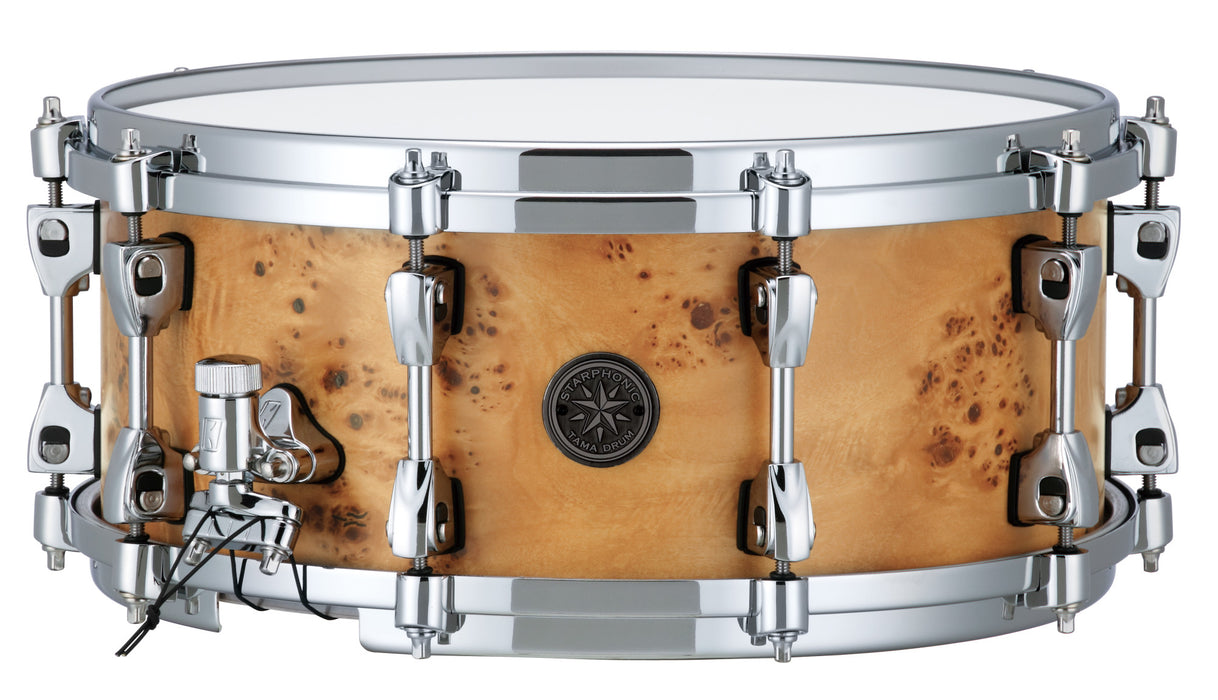 TAMA STARPHONIC Maple Snare Drum 14" x 6" - Satin Mappa Burl