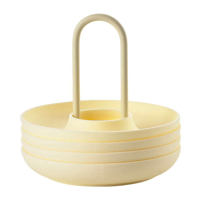 Zone Denmark Singles egg glasses 4 pcs. Limestone 32229