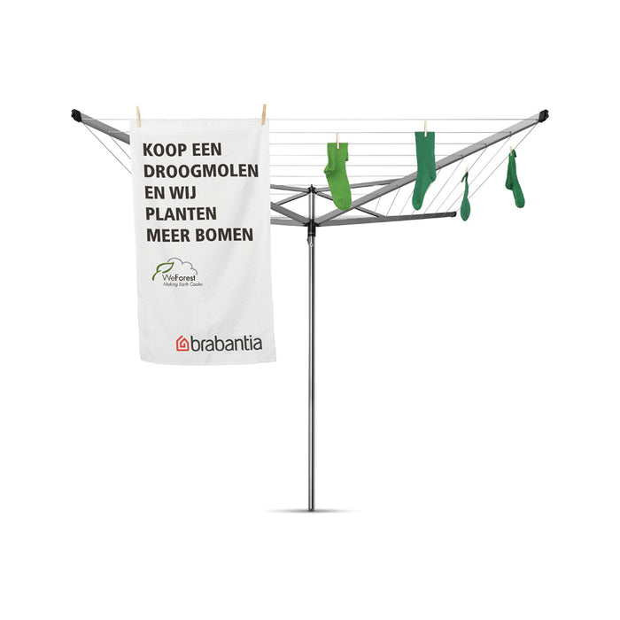 Brabantia Essential 40m grey garden dryer for concrete + cover 323201