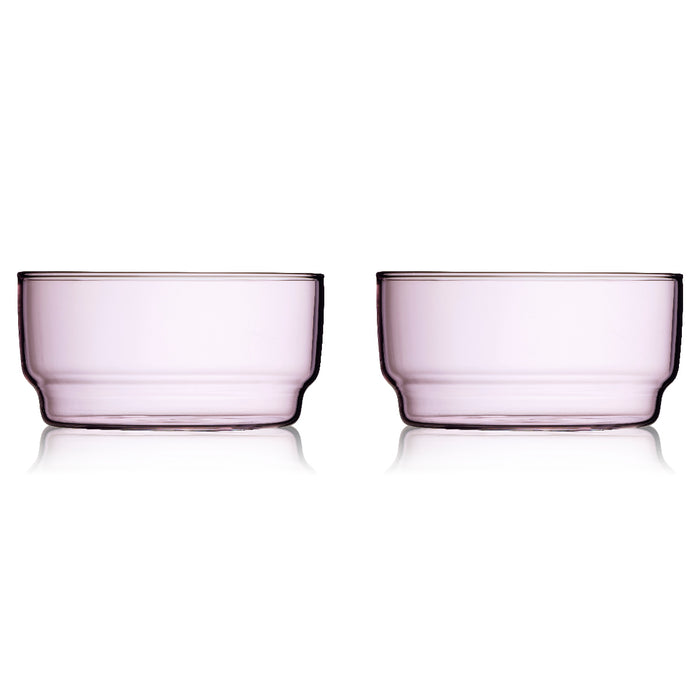 Lyngby Glas Torino bowls 12 cm 2 pieces pink 32369