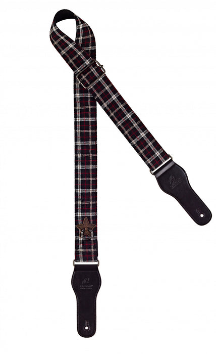 ORTEGA Highland Series Guitar Cotton Strap - Scottish Dark