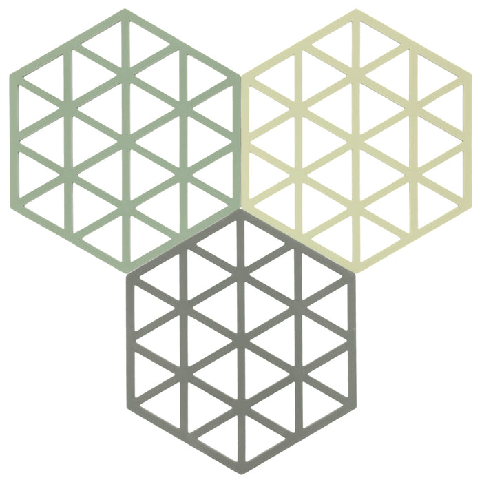 Zone Denmark Dish pads 3 pcs. Triangles Rosema/Matc/Taupe 32708