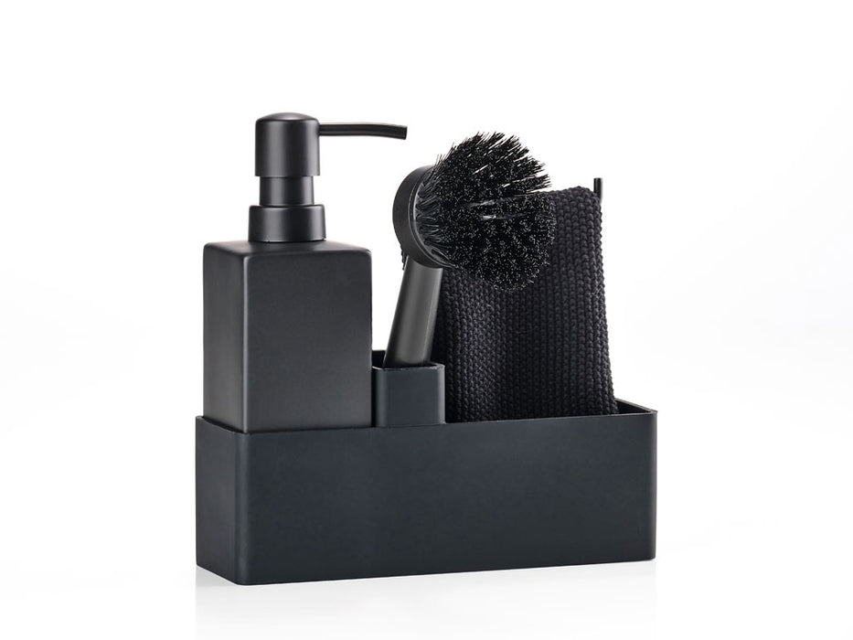 Zone Denmark Sink organizer with cloth black 330413