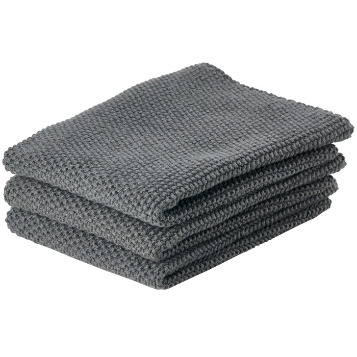 Zone Denmark Kitchen cloths 3pcs. Anthracite 330474
