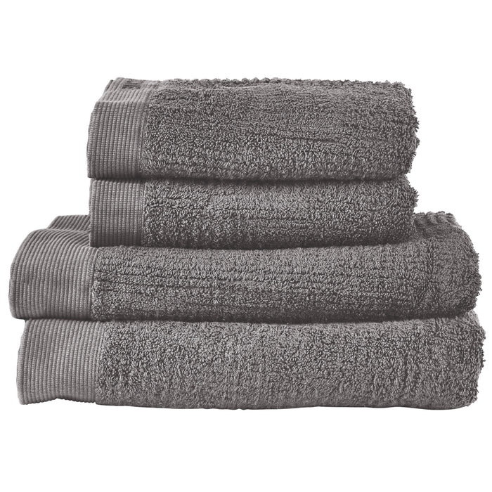 Zone Denmark Bathroom towel set 4 pieces Classic gray 330541