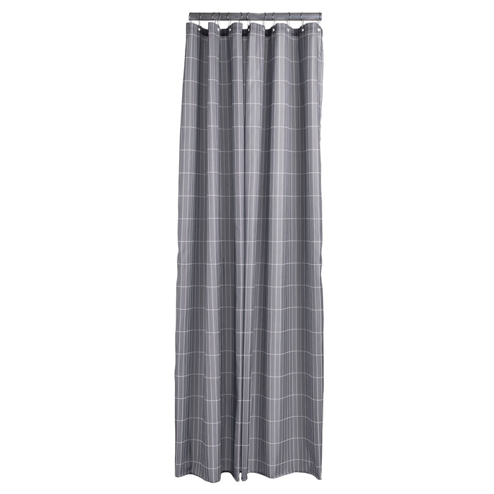 Zone Denmark Tiles Slate Grey shower curtain 331839