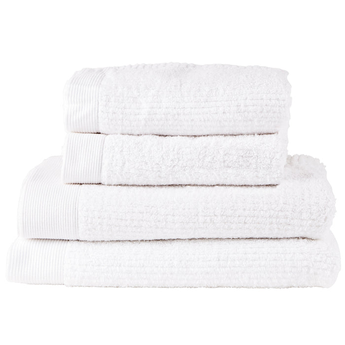 Zone Denmark Bathroom towel set 4 pieces Classic white 331994