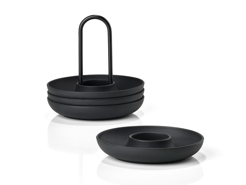 Zone Denmark Singles egg glasses 4 pcs. black 332021