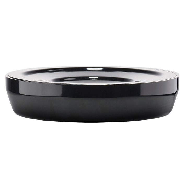 Zone Denmark Suii Black round soap dish 332166