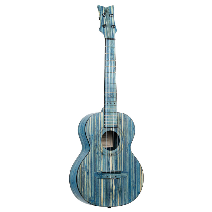 ORTEGA Bamboo Series Tenor Ukulele 4 String - Solid Bamboo Stonewashed + Bag