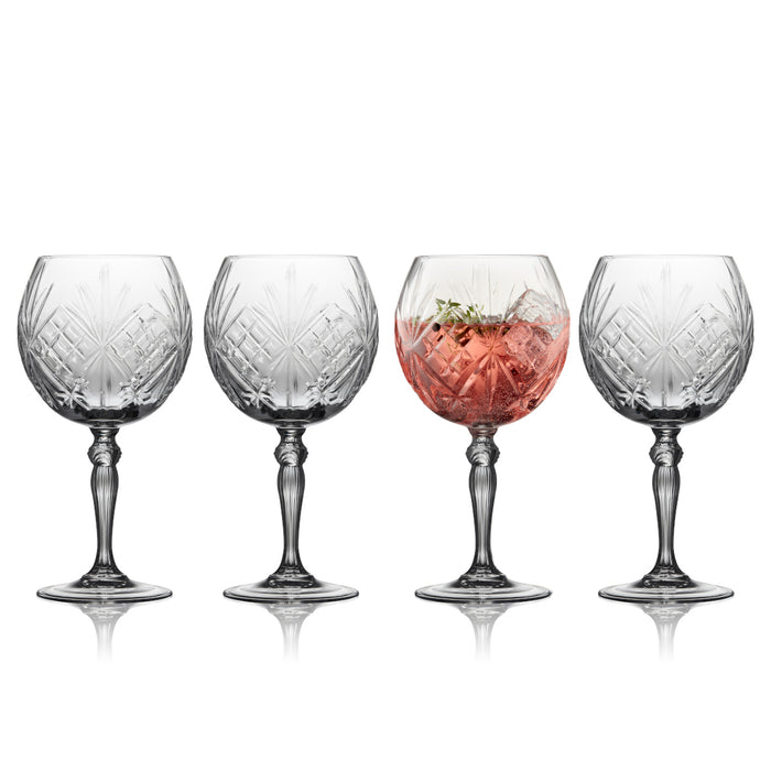 Lyngby Glas Melodia crystal glass gin glasses 650 ml 4 pieces 33654