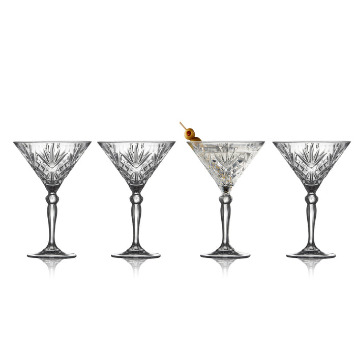 Lyngby Glas Melodia crystal glass martini glasses 210 ml 4 pieces 33657
