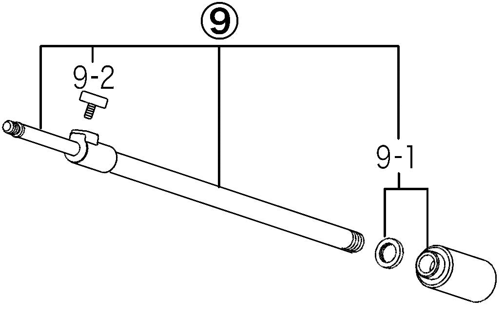 TAMA Boom Pipe (Telescoping) for MS736BK/MS736LBK/MS736RELBK/MS736RBK