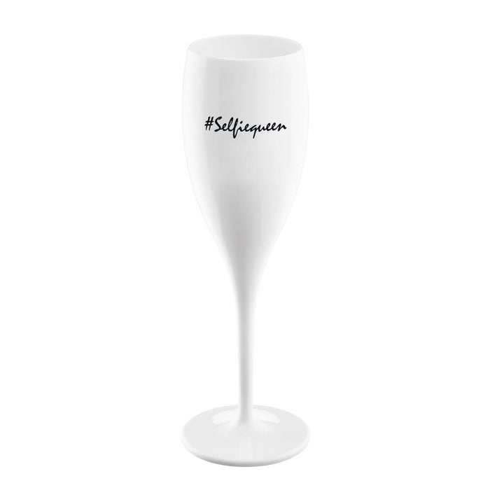 Koziol Cheers Selfie Queen champagne glass 3438525