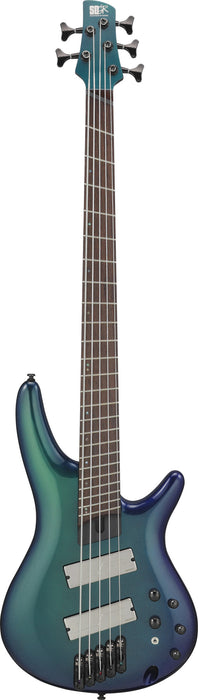 IBANEZ Bass Workshop SRMS Electric Bass 5-String Multi Scale - Blue Chameleon