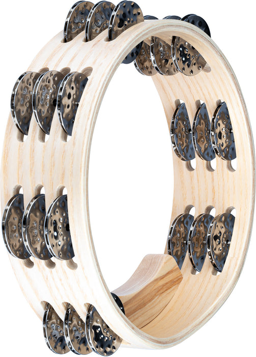 MEINL Percussion Artisan Edition Series Triple-Row Wood Tambourine - 8"