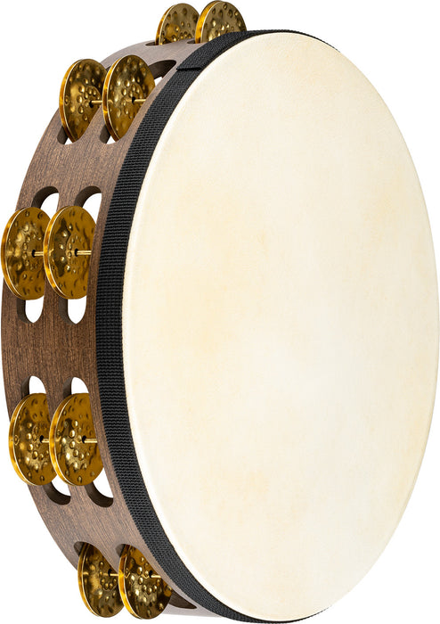 MEINL Percussion Vintage Wood Series Headed Tambourine - 10"