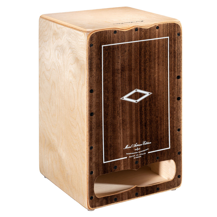 MEINL Percussion Artisan Edition Series String Cajon Cantina Line - Brown Eucalyptus