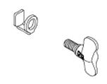 TAMA Push Plate W/T-Bolt For HT130, HT230