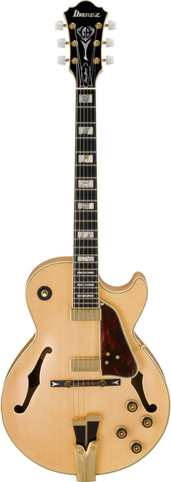 IBANEZ George Benson Signature Hollowbody Guitar 6 String - Natural + Case MGB100C