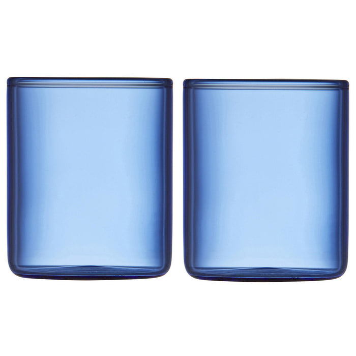 Lyngby Glas Torino vodka glasses 55 ml 2 pieces blue 30200