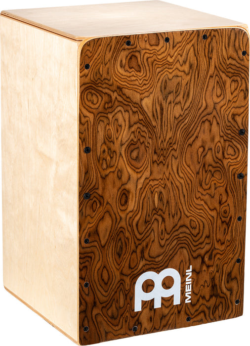 MEINL Percussion Snarecraft Series Snare Cajon 100 - Burl Wood