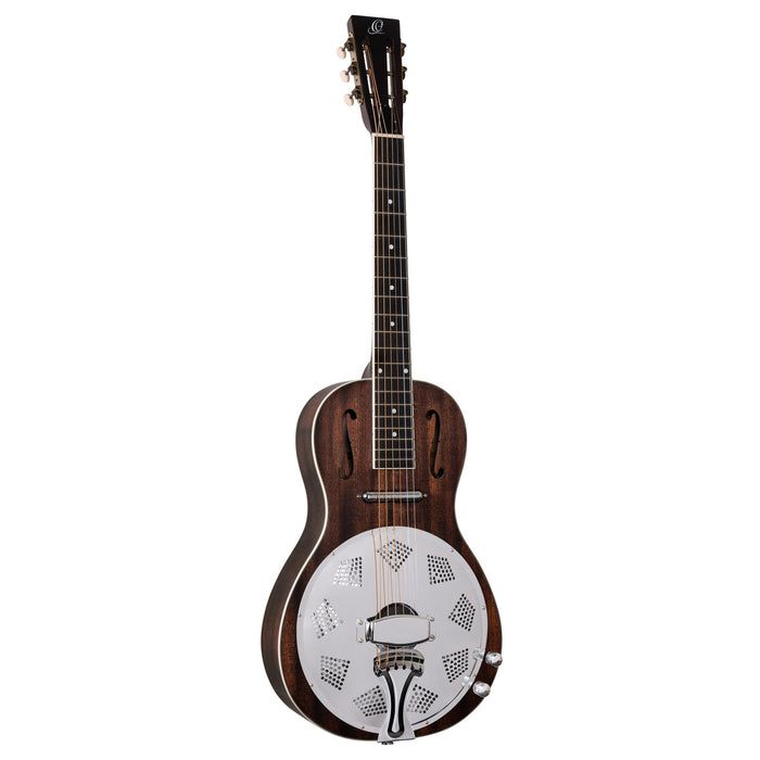 ORTEGA Americana Series Resonator Guitar 6 String - Whiskey Burst Matte / Chrome HW