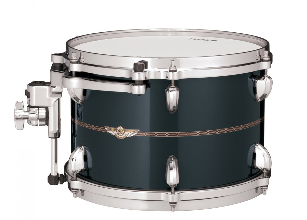 TAMA STAR Bubinga Rack Tom 10" x 7" - Smoky Black/Chrome HW/Inlay: Only Outside