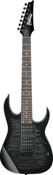 IBANEZ GIO GRG Electric Guitar 7-String - Transparent Black Burst