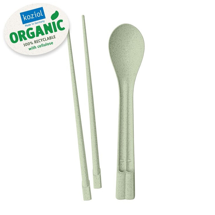 Koziol Dynasty Organic Green food chopsticks set