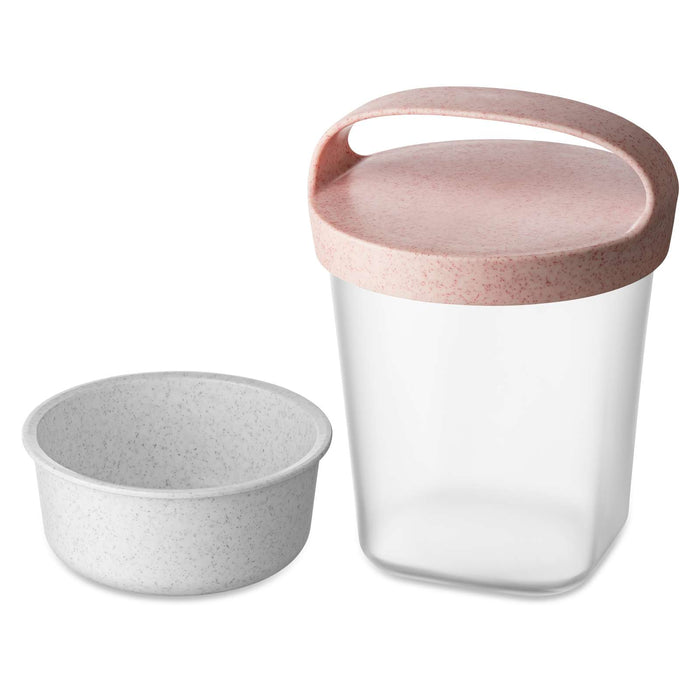 Koziol Buddy lunch container 0.5L white/pink 3241288