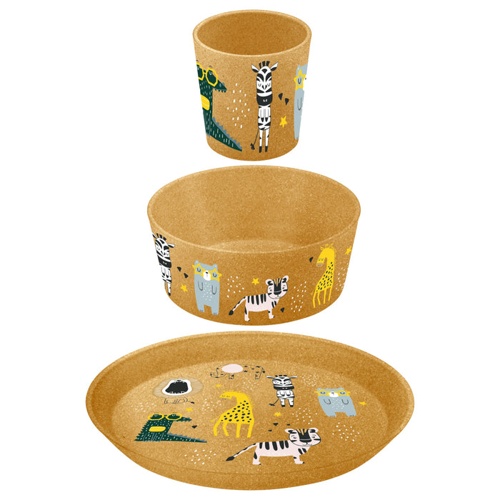 Koziol Set of children's dishes 3 el. Connect Organic ZOO 1438702