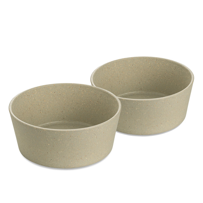 Koziol Set of 2. 400 ml Connect Desert Sand bowls 7102700