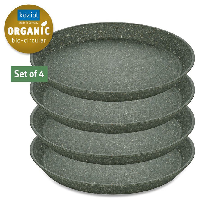 Koziol Connect 205mm 4pc plate. Ash Grey 7100701