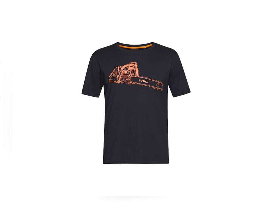 Stihl 0420-900-0856 Black T-shirt, size L